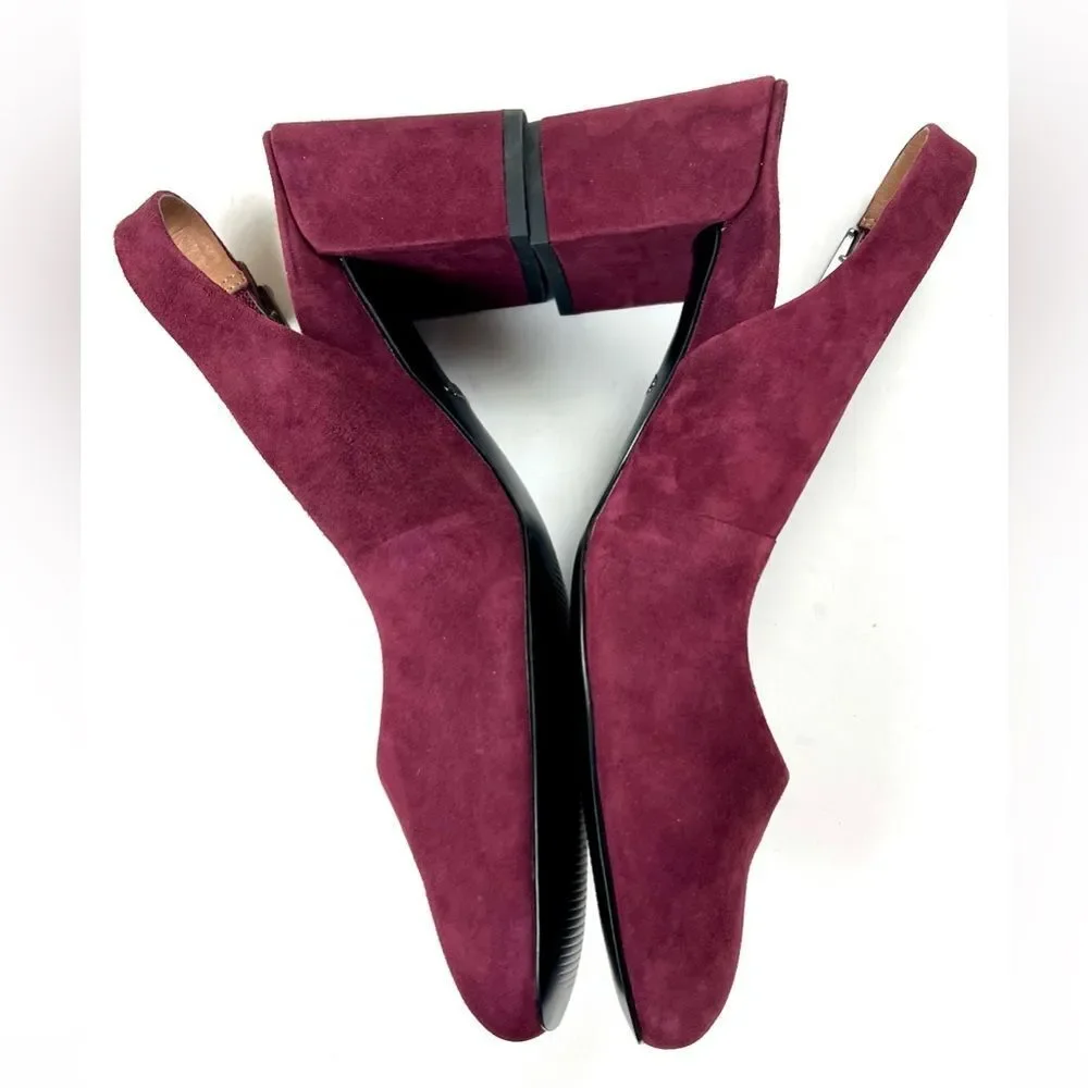 Vionic Nareen Suede Slingback Heels - Picture 6 of 11